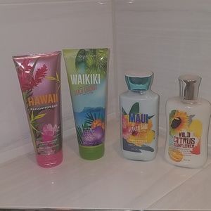 Bath & Body Works Body Cream&Lotion Bundle (4set)